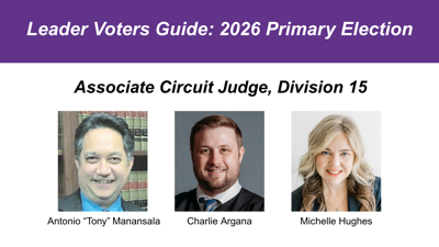 Voters guide: 2026 Primary election associate circuit judge div. 15