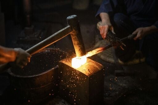 Despite the boom, swordsmiths themselves are far from thriving. Their numbers nationwide have halved to around 160 from nearly 40 years ago, with many in their 70s or 80s