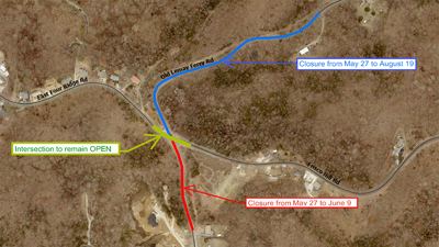Two portions of Old Lemay Ferry Road will be closed this summer.