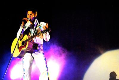 Joseph Hall as Elvis Presley