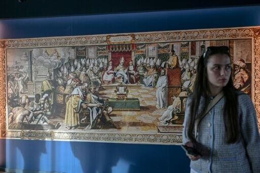 A small museum tells the story of the basilica alongside alongside a replica of a 16th-century fresco of 'The First Council of Nicaea' that is housed at the Vatican