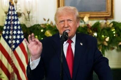 Amid sinking polls, US President Donald Trump told Americans the economy will improve in an address from the White House