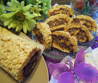 Crispy Chocolate Log