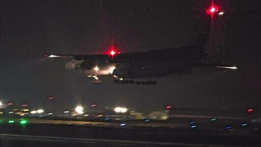 US military transporter lands at UK air base as Middle East war intensifies