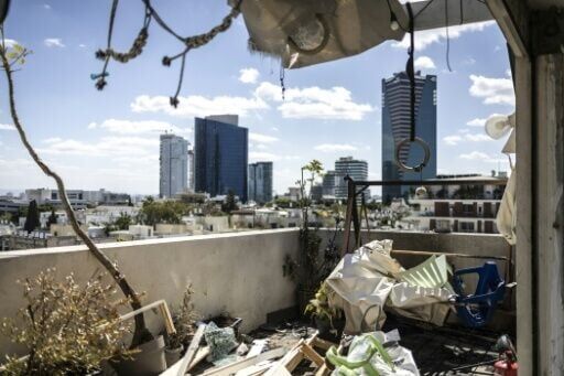 An Israeli airstrike destroyed buildings in Beirut's southern suburbs