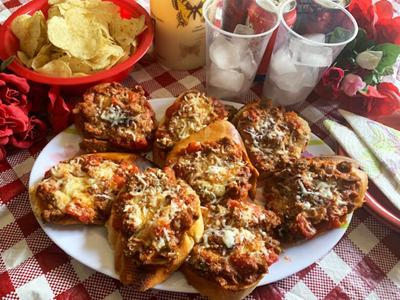 Open-Faced Skillet Calzones