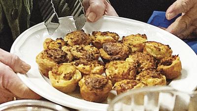 Salmon Tartlets from the 2019 Holiday Dinner at Jefferson College.