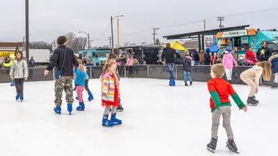 Winterfest 2024 was busy with food trucks, vendors, a petting zoo and ice skating.
