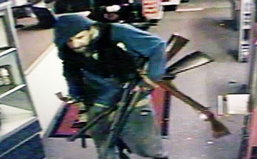Sheriff's Office wants to identify this man shown stealing guns from Fenton business