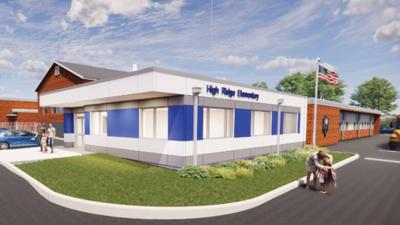 High Ridge Elementary School is getting an updated exterior and a secure entry renovation this summer.