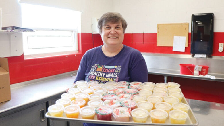 Melanie Weibrecht works in food service for the Fox C-6 School District.