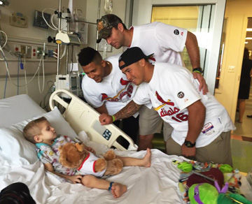 St. Louis Cardinals visit Jackson Hodge