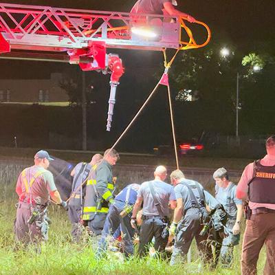 Firefighters rescue High Ridge man from stormwater pipe