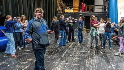 Seckman High School senior Noah Brownlow will portray Georges Seurat and Seurat’s fictional great-grandson, George, in the school’s production of “Sunday in the Park with George.”