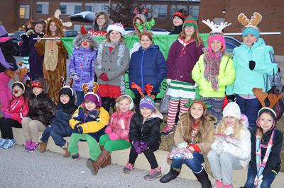 Some local children wait for the Hillsboro Christmas parade in 2016.