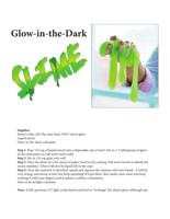 Glow-in-the-Dark Slime instructions