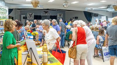 Local seniors visit with vendors and gather information at the Arnold Senior Expo.