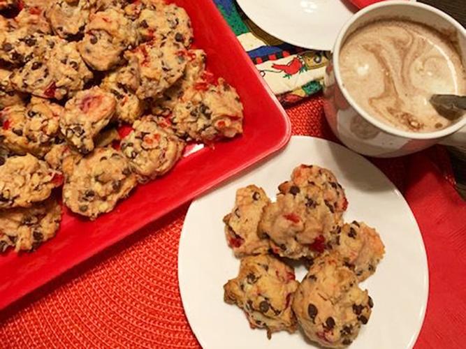 Cherry Chip Cookies