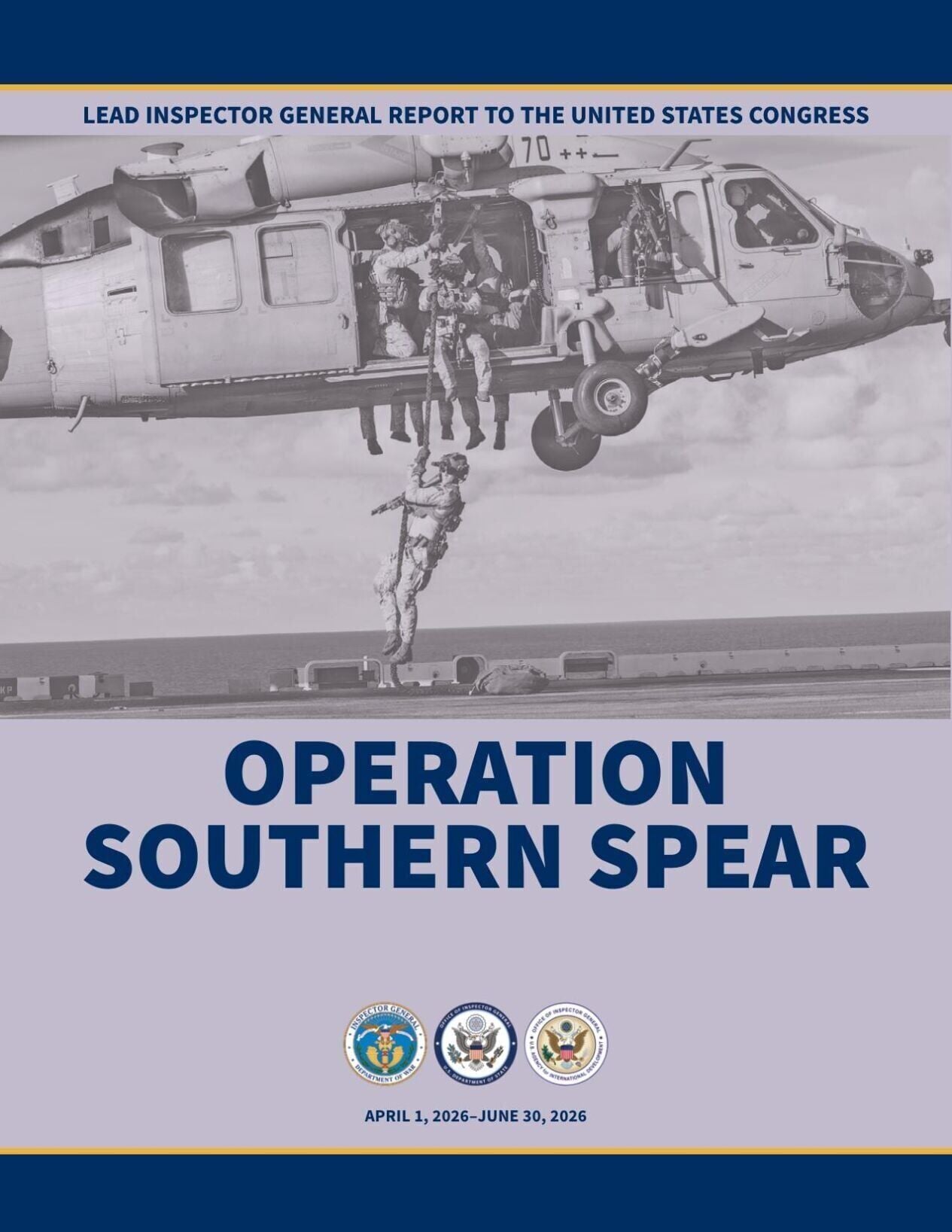 Lead inspector general report