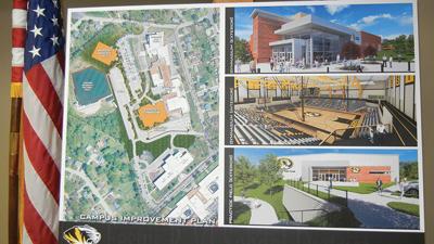 This design shows plans for a proposed gym at Festus High School. The project took steps forward on Feb. 5 when the Board of Education approved initial site work totaling $3,990,007.