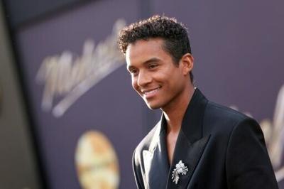 Jaafar Jackson portrays his uncle in the biopic 'Michael'
