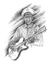 One crazy night,  long ago, hanging with Chuck Berry