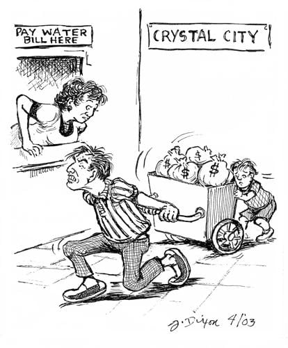 Crystal water costs from 2003