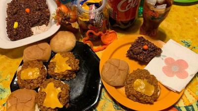 Spooky Joes, Chocolate Peanut Krispy Treats