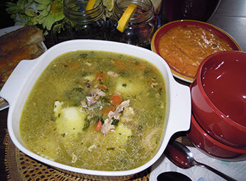 Ravioli Chicken Soup