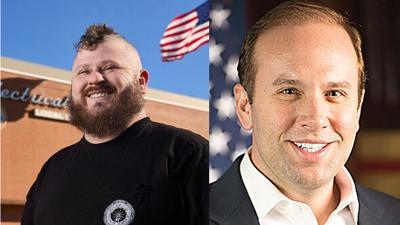 Democrat Chris Reichard, left, and Republican incumbent Jason Smith will face off in the Nov. 3 general election for Missouri’s 8th Congressional District seat.
