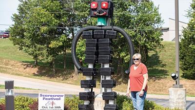 “Bankabot,” outside Farmers and Merchants Bank in Eureka