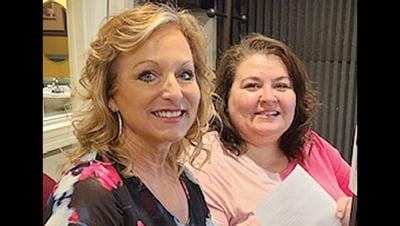 Kami Kines, left, and Sharon Floyd