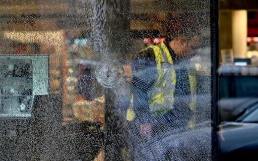 The shooter took hostages inside the supermarket