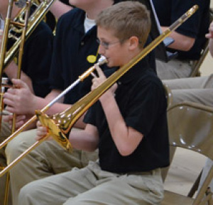 Festus Seventh-Grade Band at Windsor Middle School Music Festival 