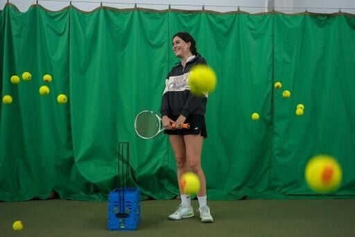 Yevangelina Tuturiko, 14, who met most of her friends in Kharkiv during a break in France