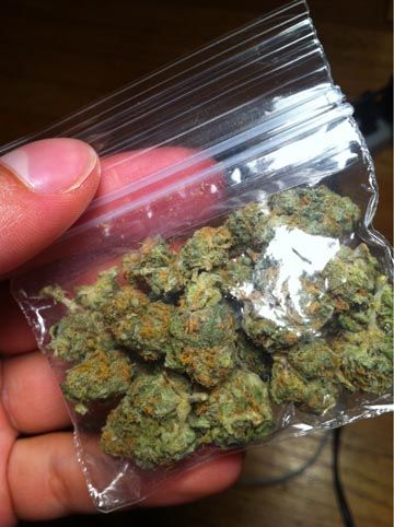 bag of marijuana