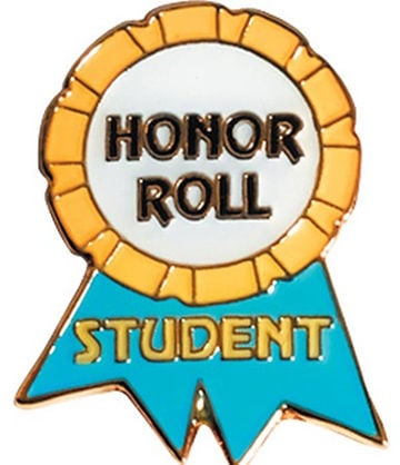 honor roll student ribbon award clip honors students school congratulations honour clipart awards assembly rolls cliparts fhs bay clallam farmington