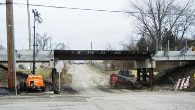 This new trestle is in place at Horine Road and North Fifth Street in Festus.