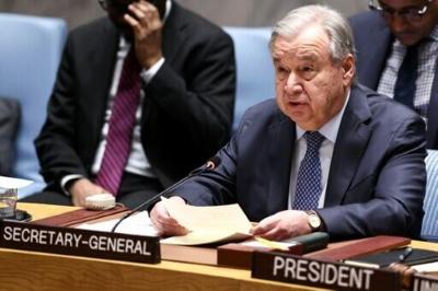 UN Secretary-General Antonio Guterres said the conflict in the Middle East is causing tremendous suffering and harm to civilians throughout the region