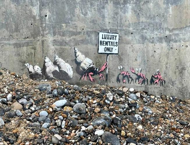 Valuable Banksy artwork soon to ‘be lost to the sea.’