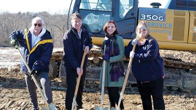 A groundbreaking ceremony recently was held for the new Jefferson County Health Department facility in Hillsboro.