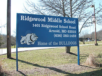 Ridgewood Middle sign