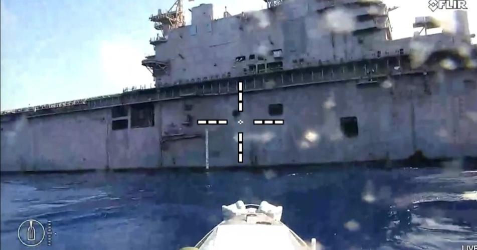 US showcase kamikaze drone boats in Pacific war games
