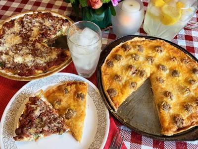 My Leader Yummy – Italian Linguine Pie, Meatball Pizza