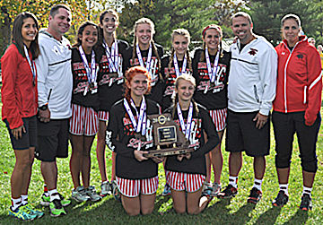 Herculaneum girls cross country team