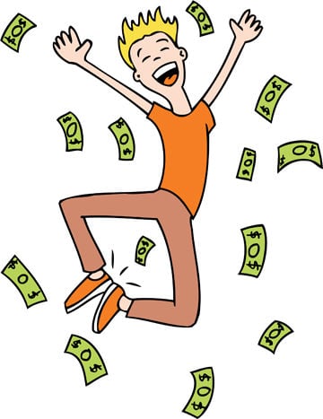 winning money image