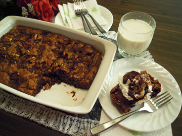 Divine Praline Brownies