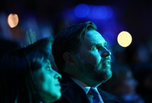 Look to the skies: US Vice President JD Vance and his wife Usha