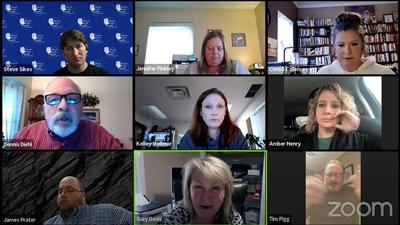 Jefferson County Health Department board members met via Zoom today.