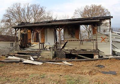 Vacant home fire